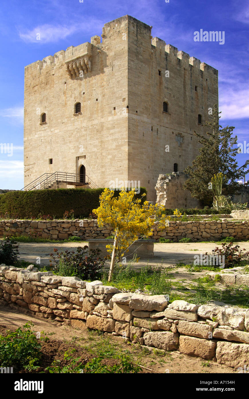 limassol kolossi castle Cyprus Cypriot Greek Greece Mediterranean south ...