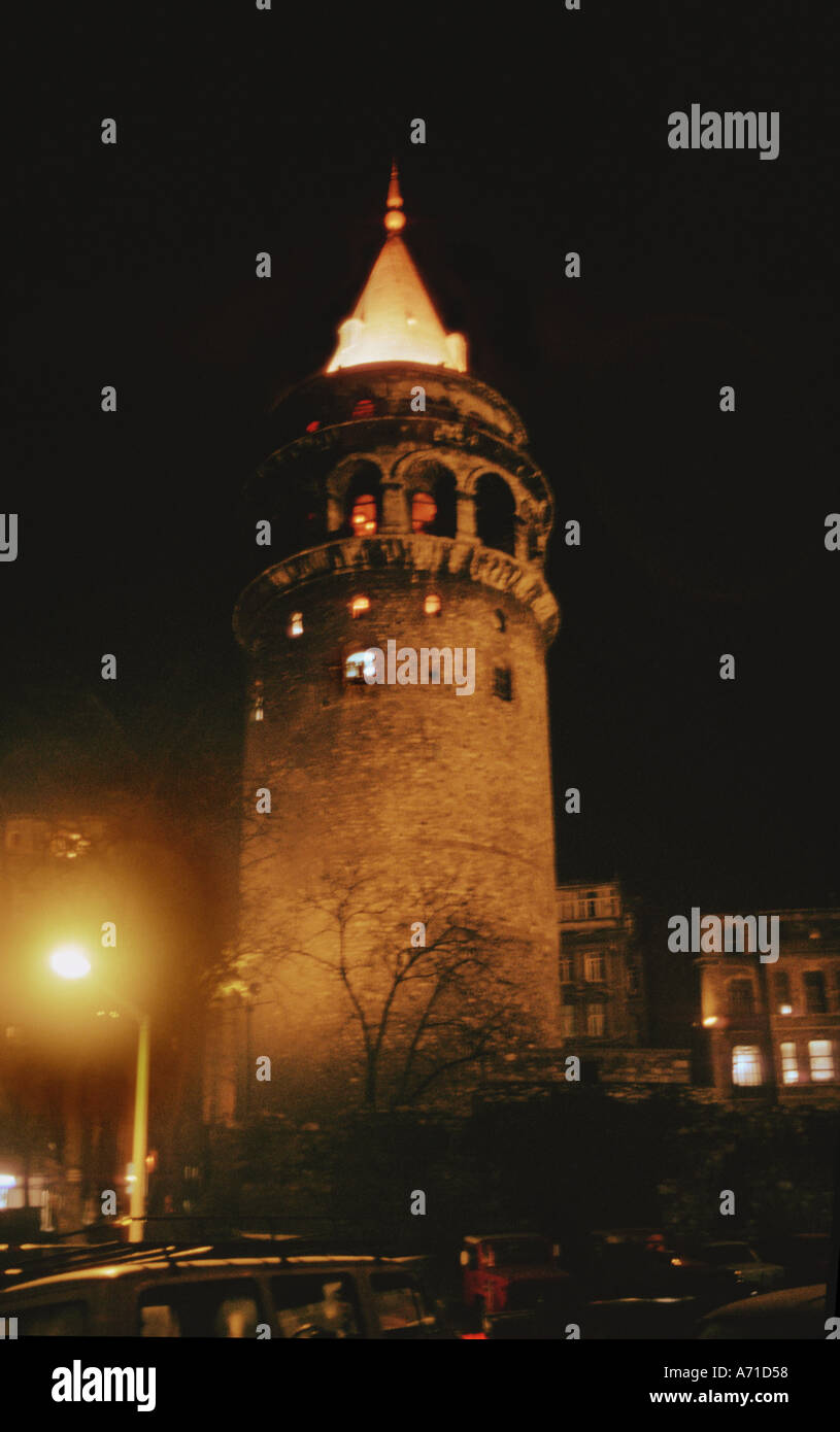 galata tower Istanbul Stock Photo