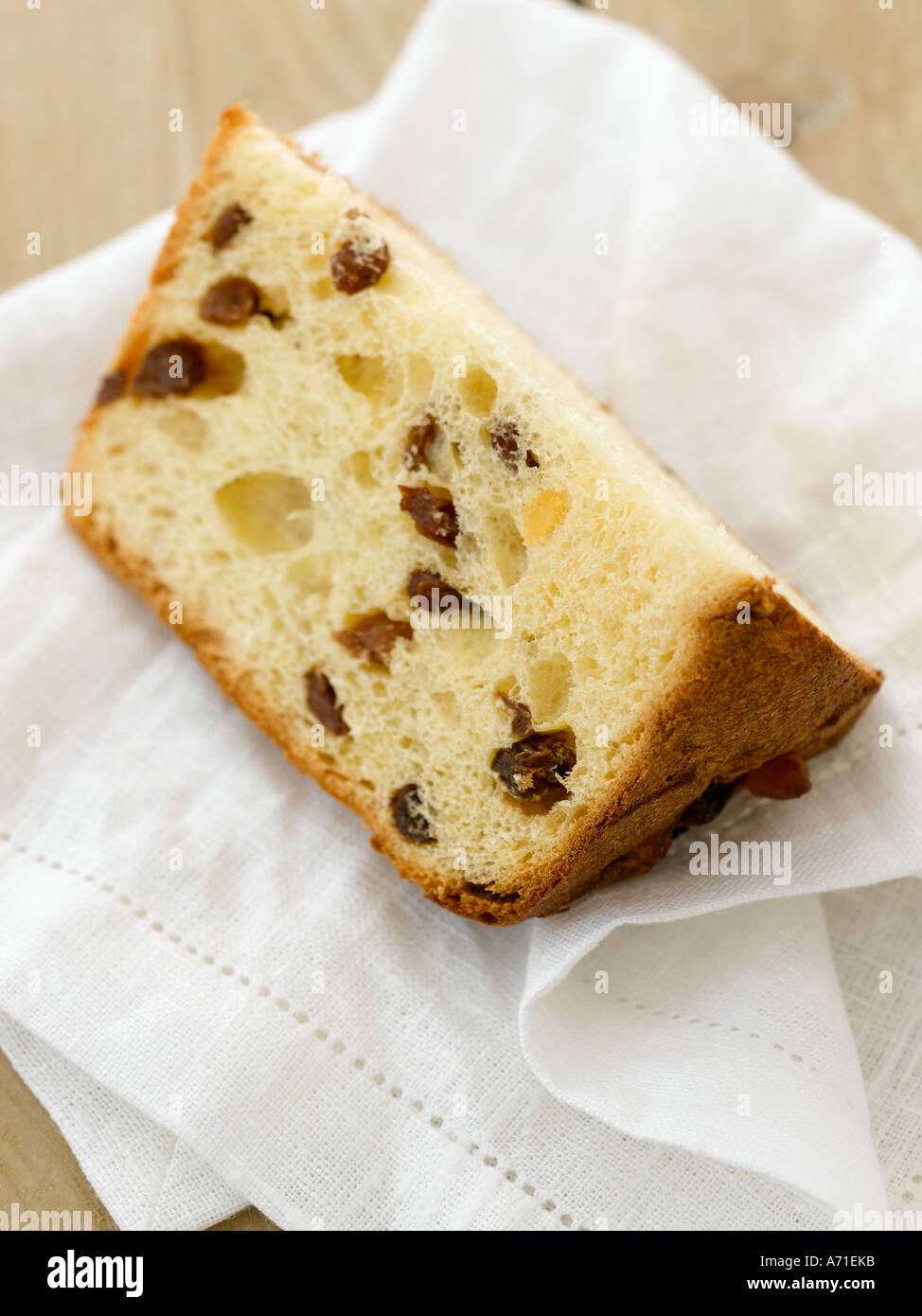 Panettone cake shot with Hasselblad medium format digital Stock Photo