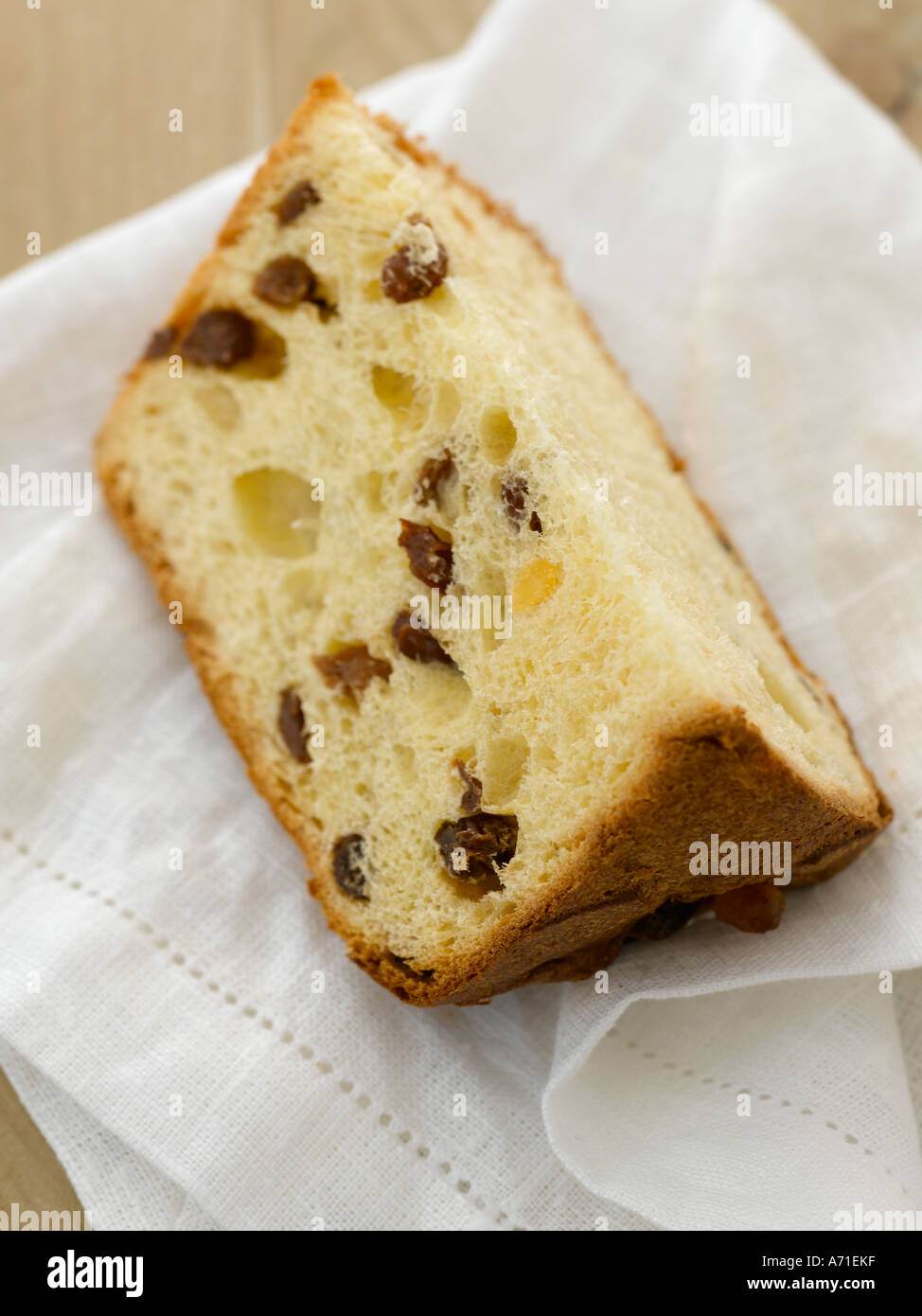 Panettone cake shot with Hasselblad medium format digital Stock Photo