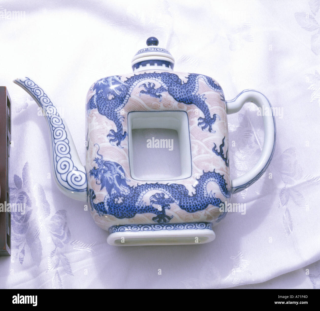 Traditional Chinese teapot decoration Stock Photo