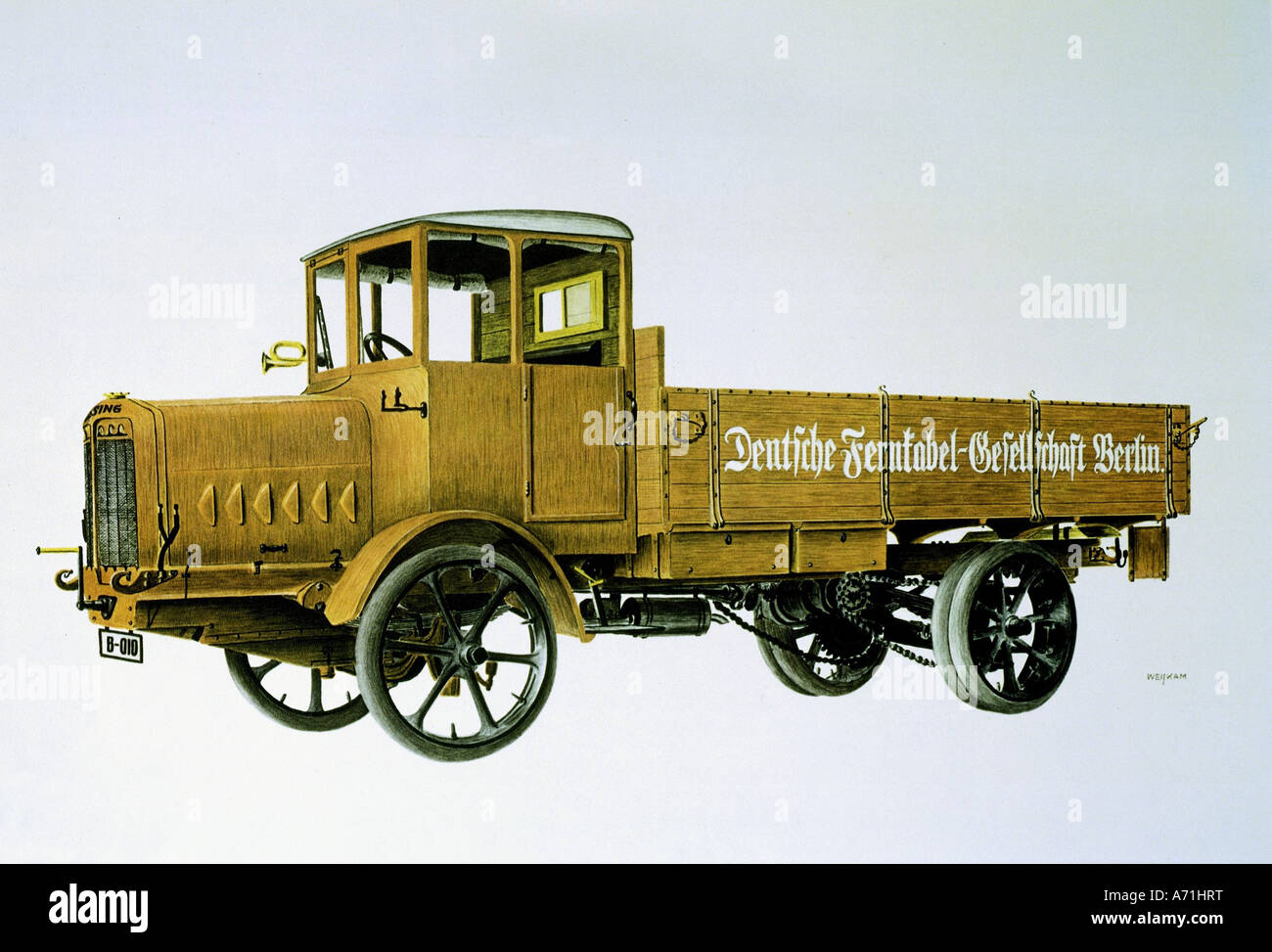 transport/transportation, trucks, Büssing 1922, Stock Photo