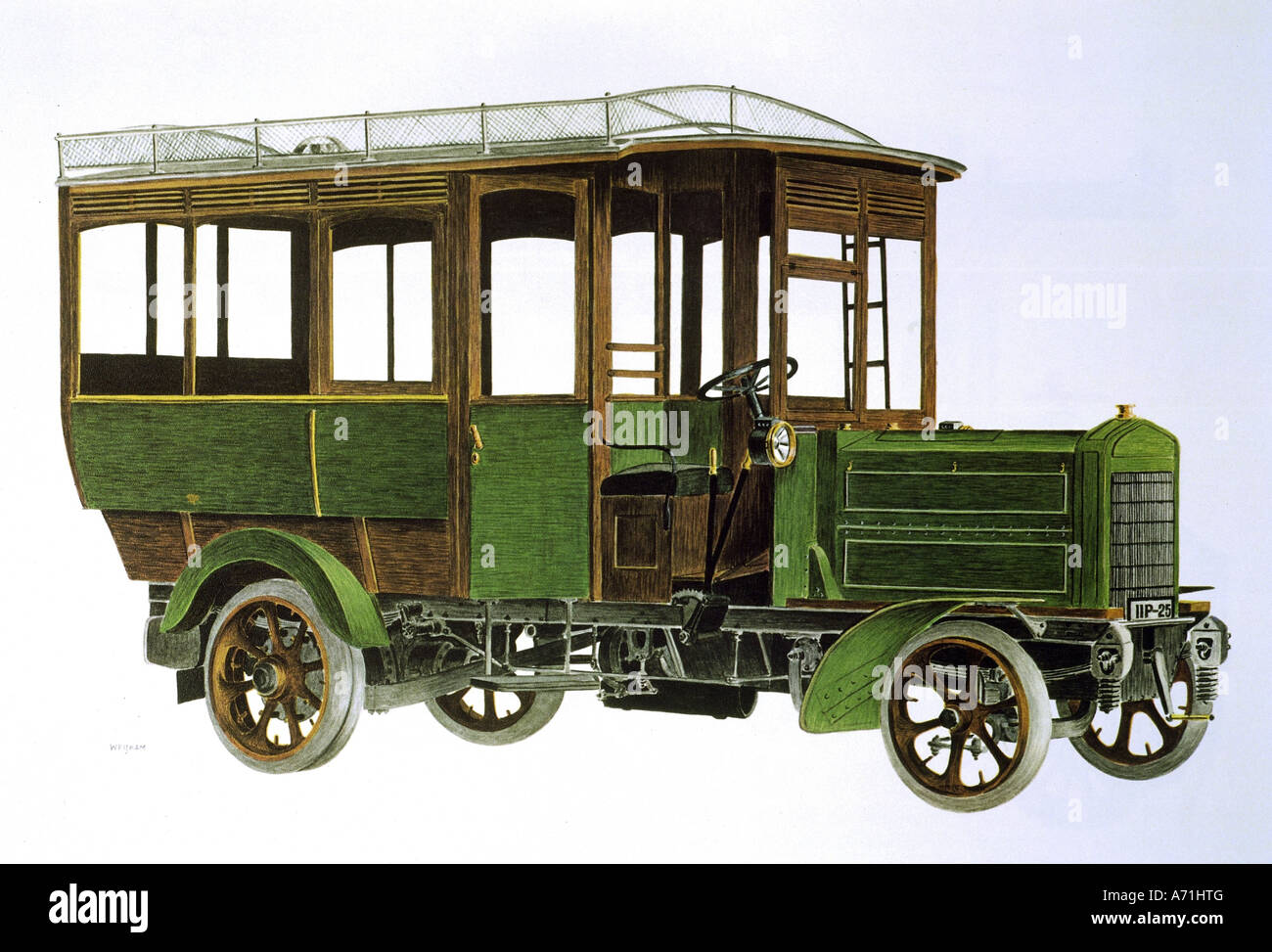 transport/transportation, busses, Büssing 1909, Stock Photo