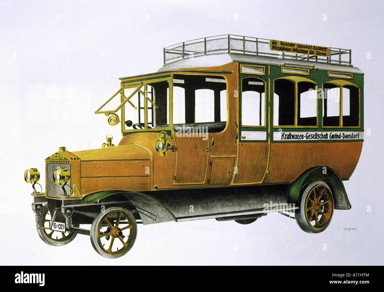 transport/transportation, busses, Büssing 1912, Stock Photo