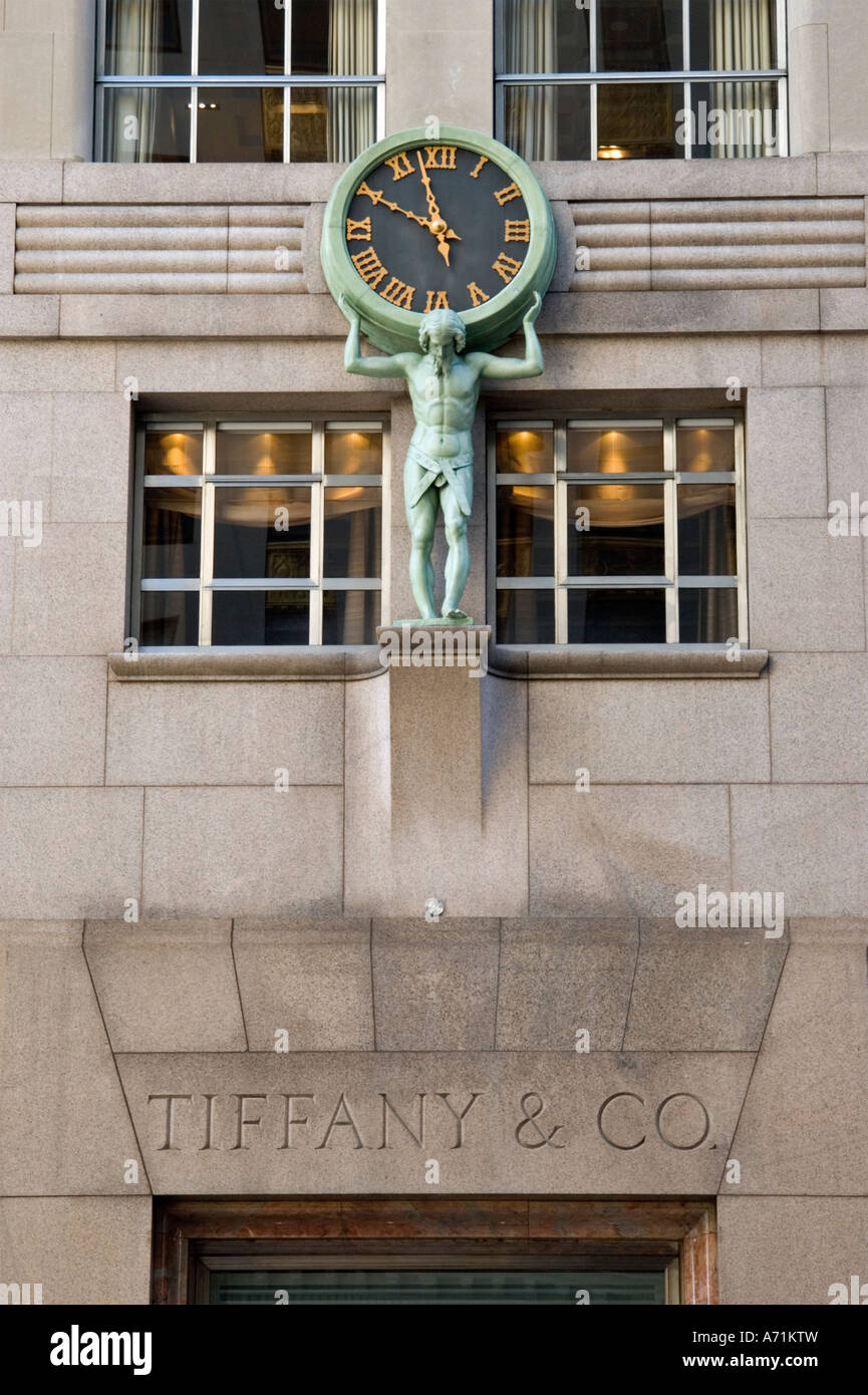 Tiffany's Store in Manhattan Stock Photo