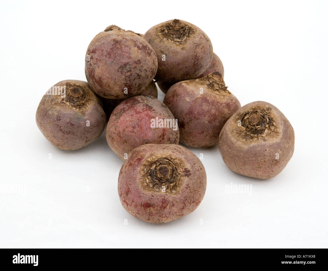 A crop of Beetroot vegetables shot against a white background Stock ...