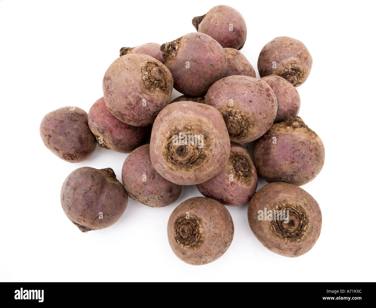 A crop of Beetroot vegetables shot against a white background Stock ...