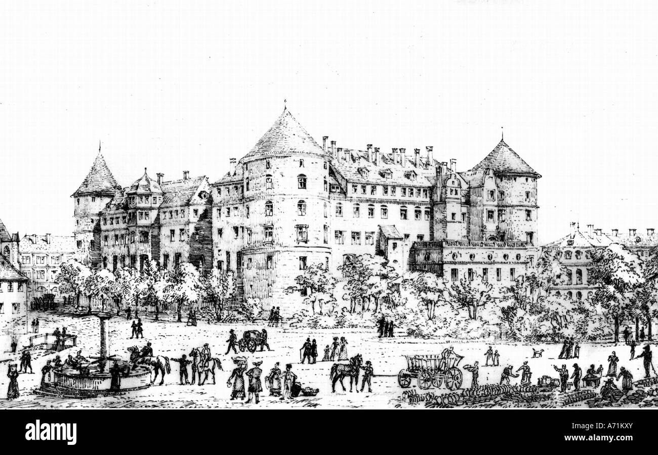 Geography Travel Germany Stuttgart Old Castle Eastern View Stock Photo Alamy Geography Travel Germany Stuttgart Old Castle Eastern View Stock Photo Alamy