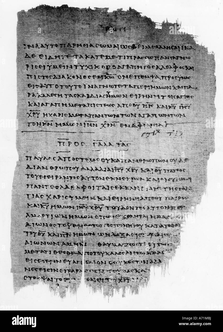 Image Of GREEK BIBLE 3rd CENTURY A Page From Chapter 19 Of 44 OFF