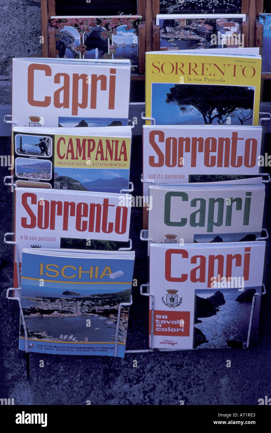 Europe, Italy, Sorrento. Various guides Stock Photo