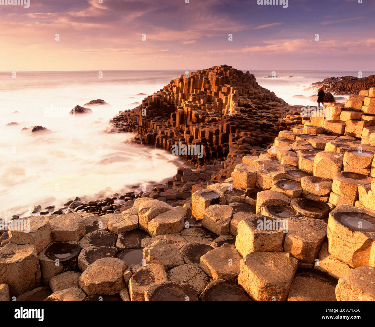 Giants Causeway County Antrim Northern Ireland UK Stock Photo Alamy