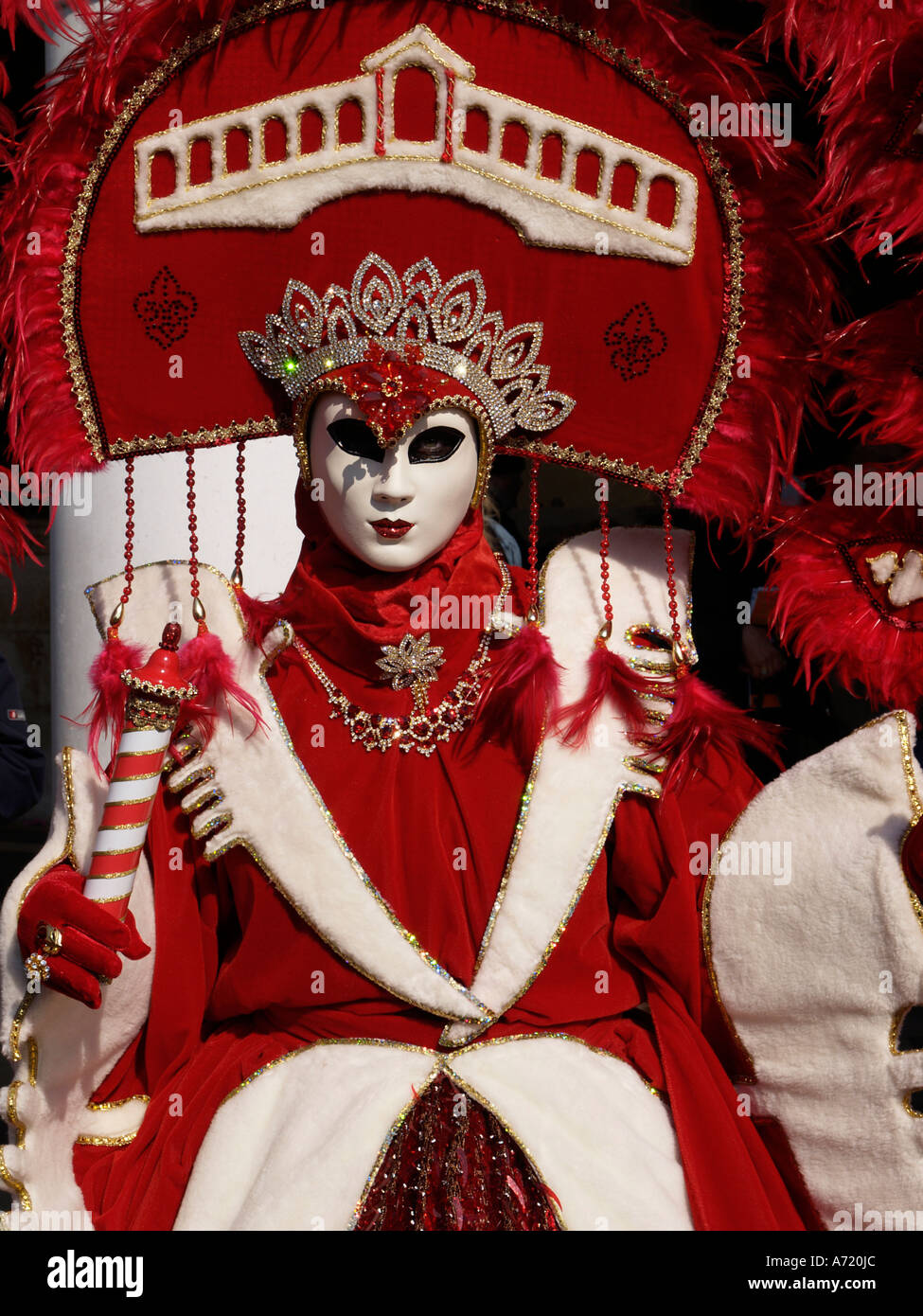 Venice carnival extravagant costume hi-res stock photography and images ...