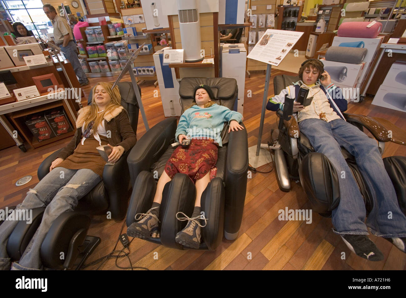 Brookstone massage chair hires stock photography and images Alamy