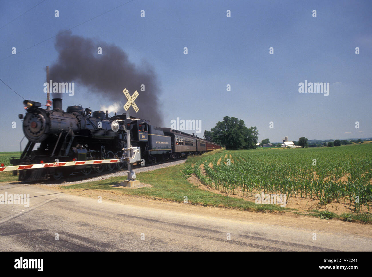 Lancaster pa strasburg rail road hires stock photography and images
