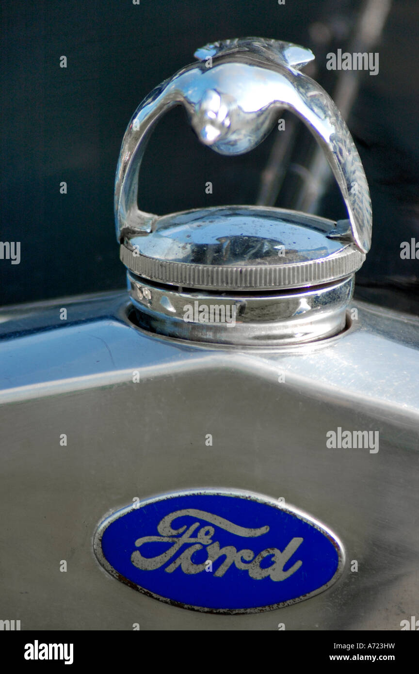 Flying bird radiator cap vintage hi res stock photography and