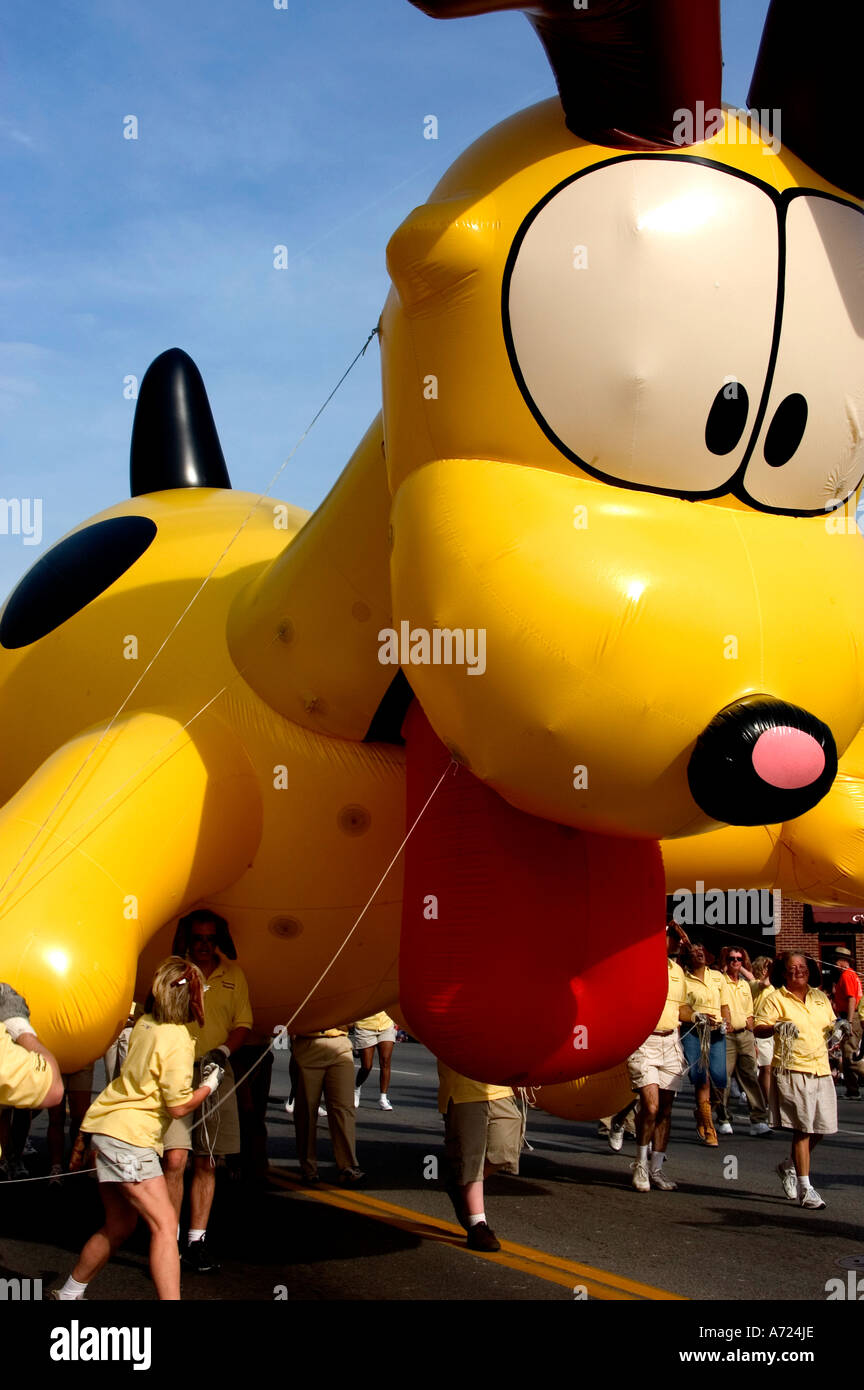 Giant parade balloon in Pegasus Parade during Kentucky Derby Festival