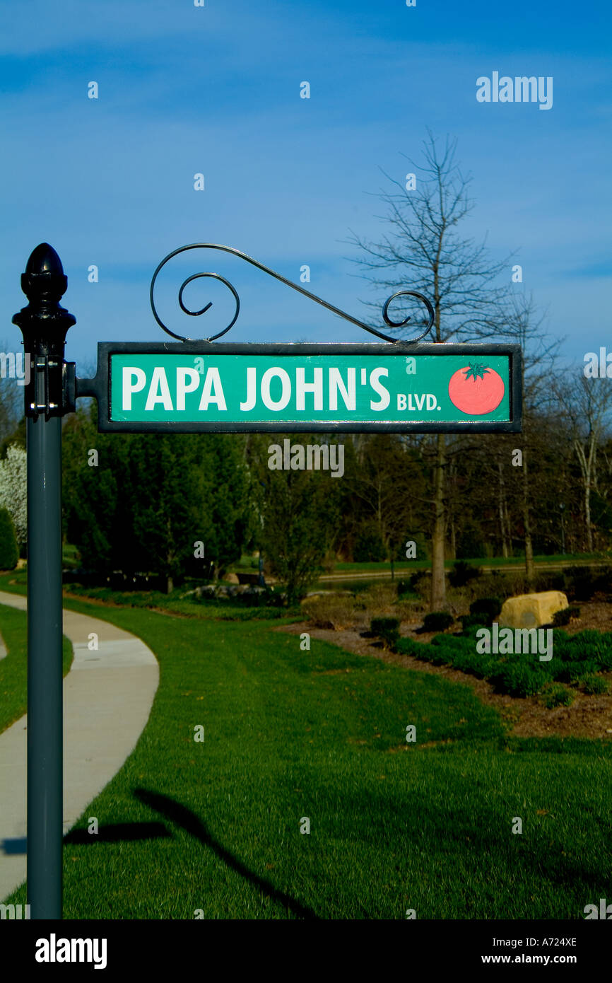 Entrance to Papa John s Pizza Corporate Headquarters campus in