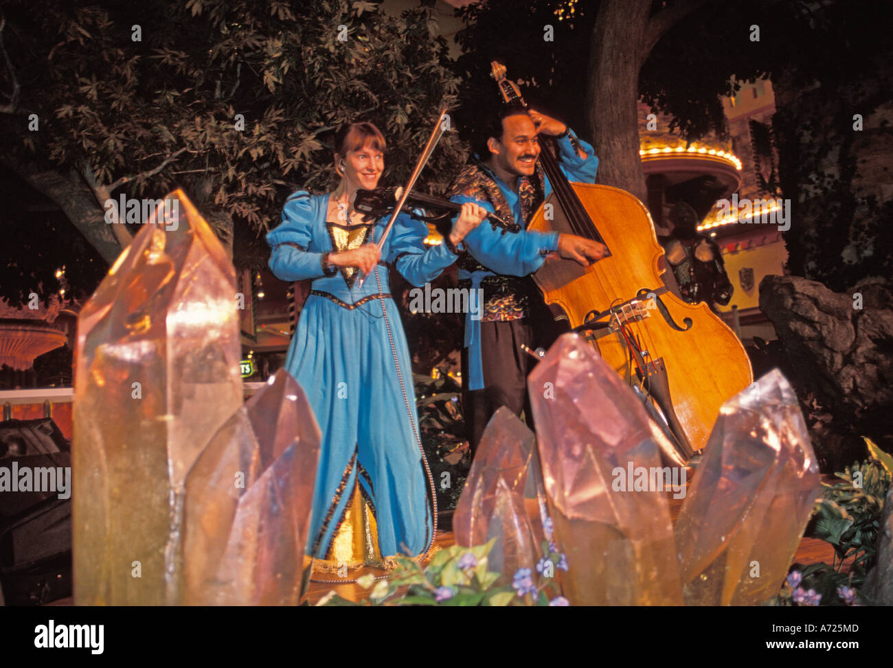 Performers at Excalibur Las Vegas Nevada United States of America Stock