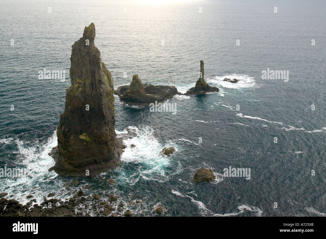McCleods Maidens, sea stacks, at Idrigill point, west coast, Isle of ...