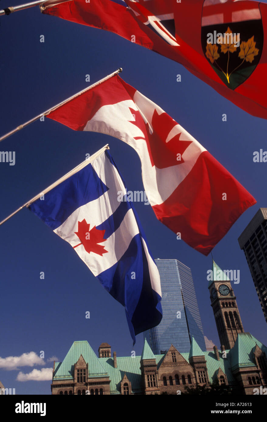 Canada flag canadian banner on hi-res stock photography and images - Alamy