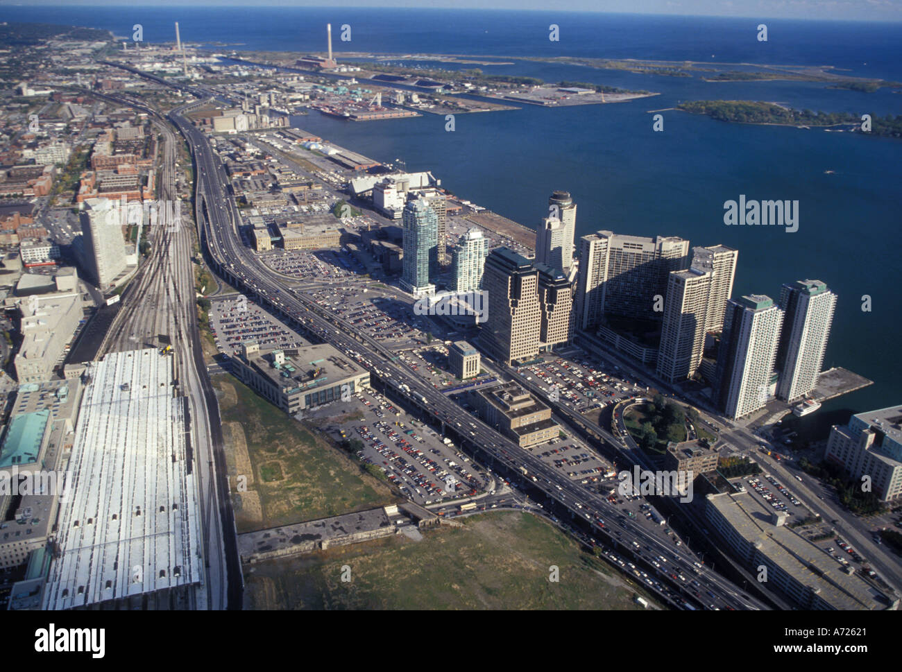 Aerial toronto cn tower on hi-res stock photography and images - Alamy