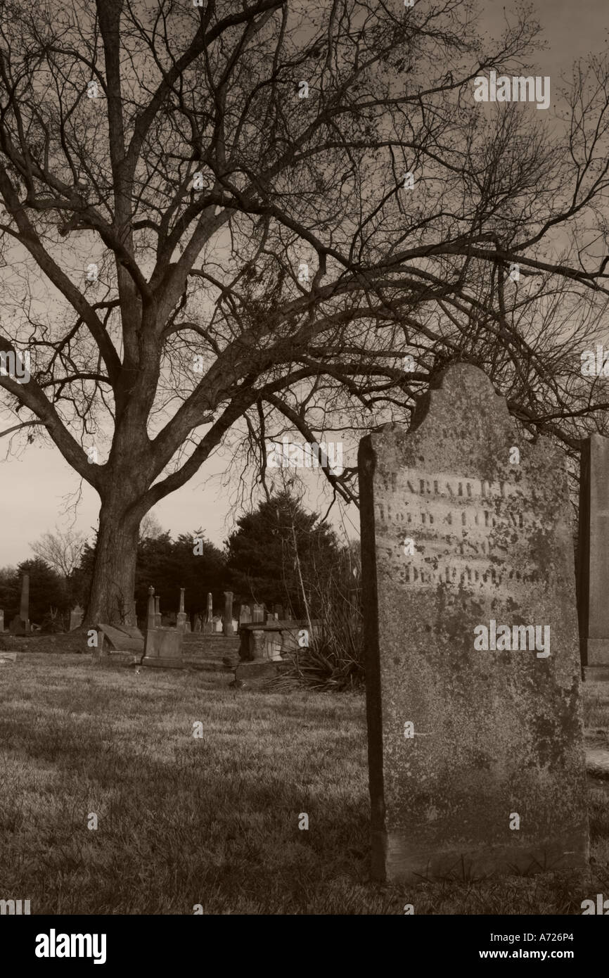 City cemetery of Franklin Tennessee USA Stock Photo Alamy