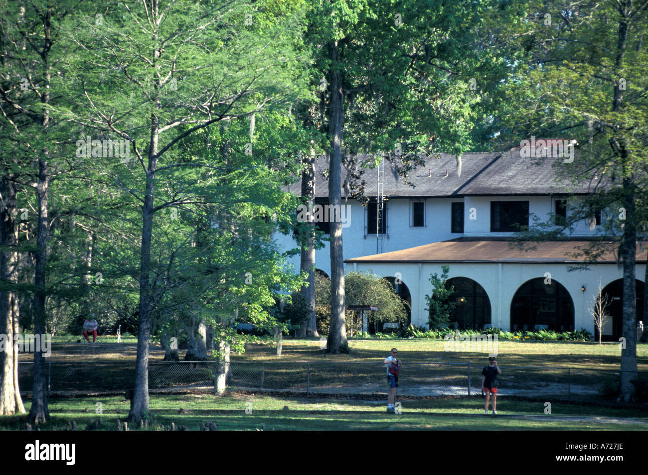 Wakulla Springs Florida lodge Stock Photo Alamy