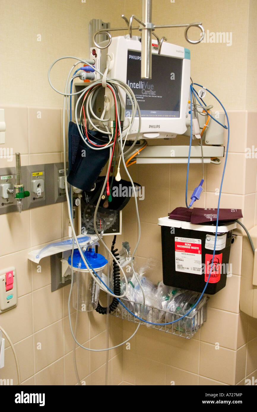 Hospital Medical Equipment In Emergency Room North Memorial