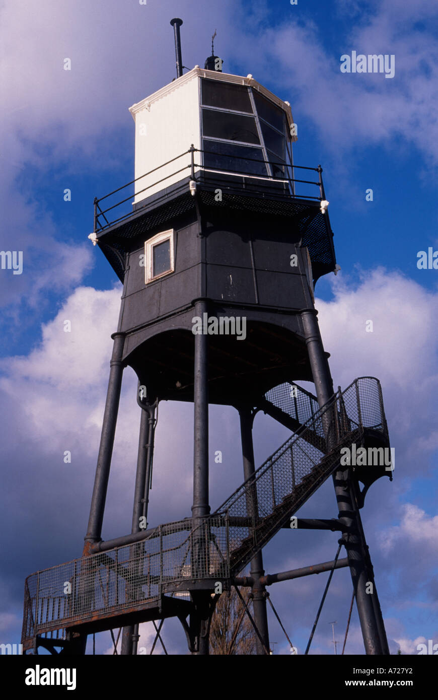 Victorian lighthouse beacon structures Leading Lights Dovercourt Essex
