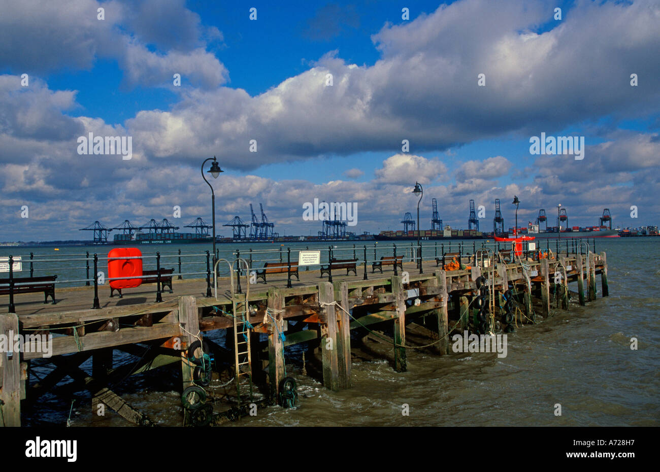 Ha Penny pier, Harwich, Essex, England Stock Photo