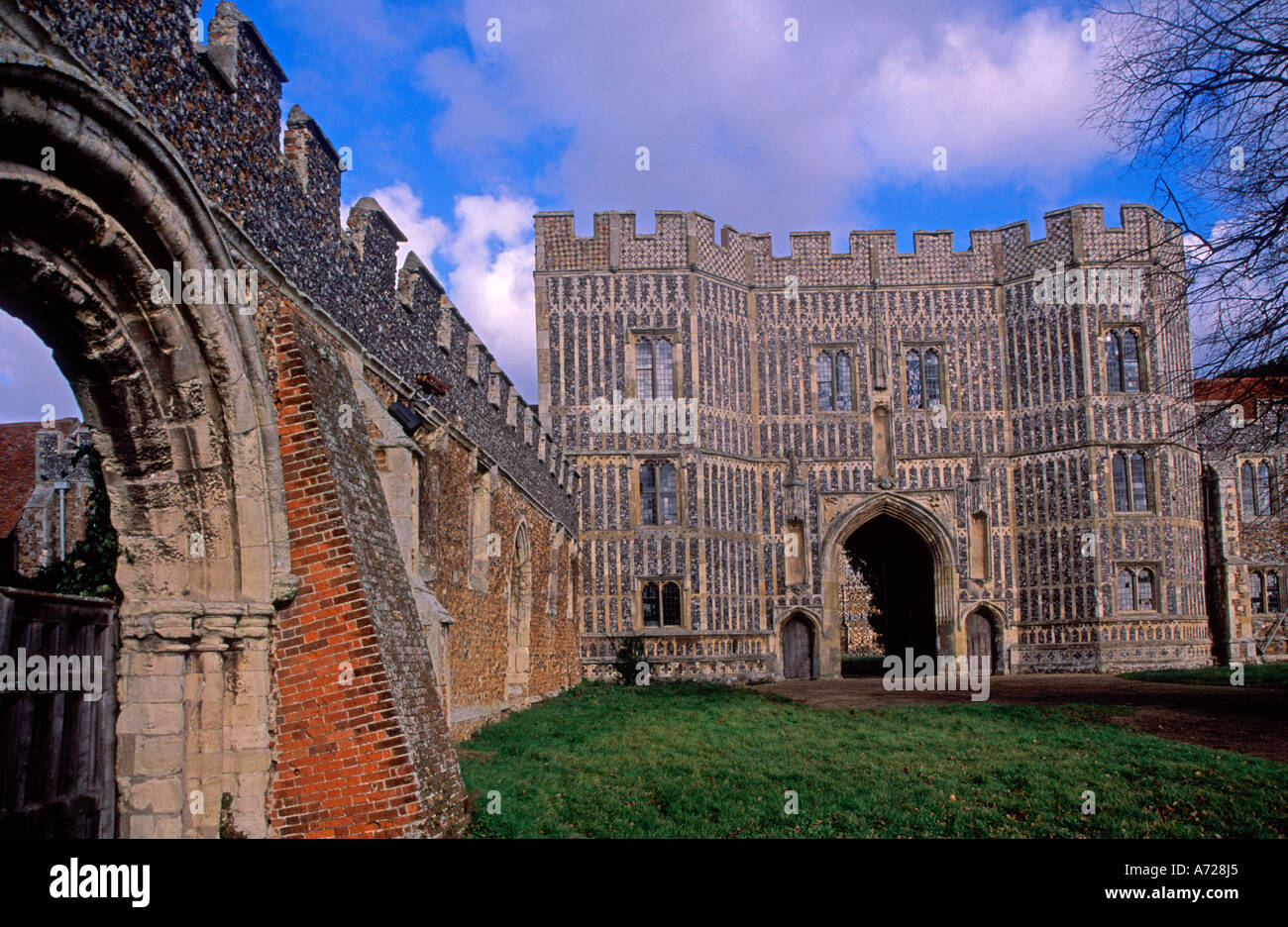 St Osyth priory gatehouse Essex England Stock Photo
