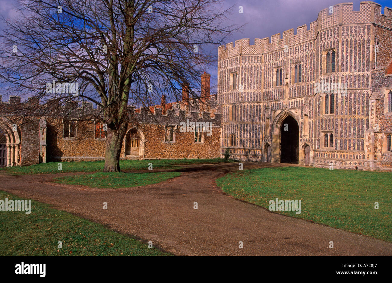 St Osyth priory gatehouse Essex England Stock Photo