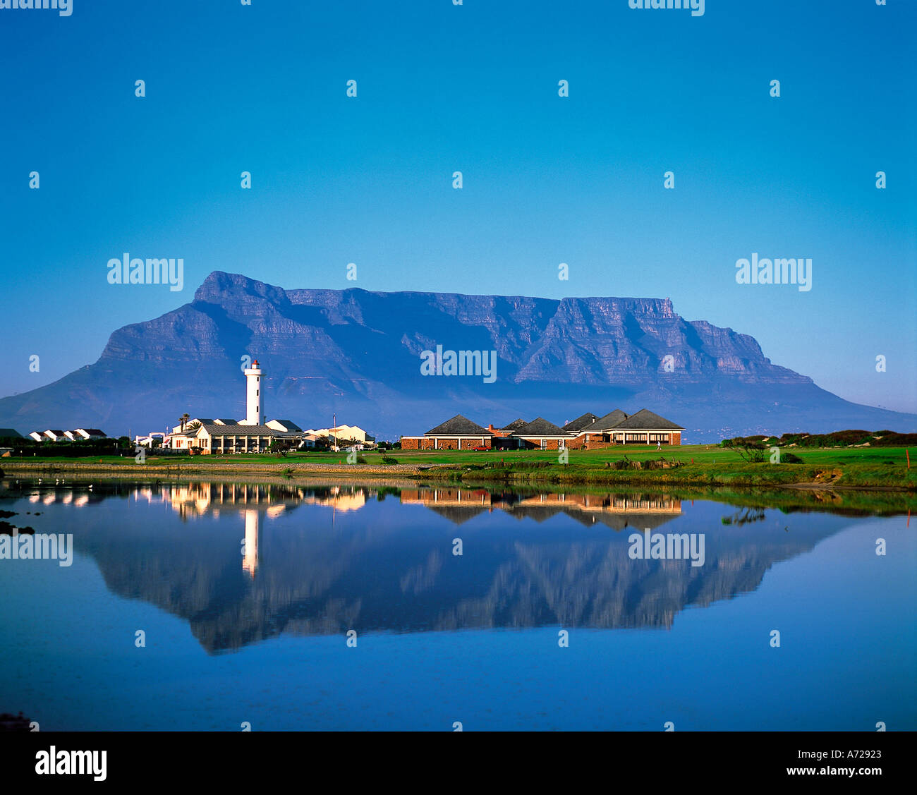 Table Mountain Cape Town Western Cape Province South Africa Stock Photo