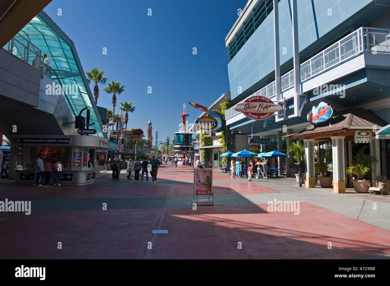 Universal Citywalk entrance Orlando Florida Stock Photo