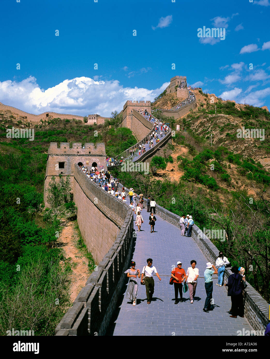 The Great Wall Badaling China Stock Photo - Alamy