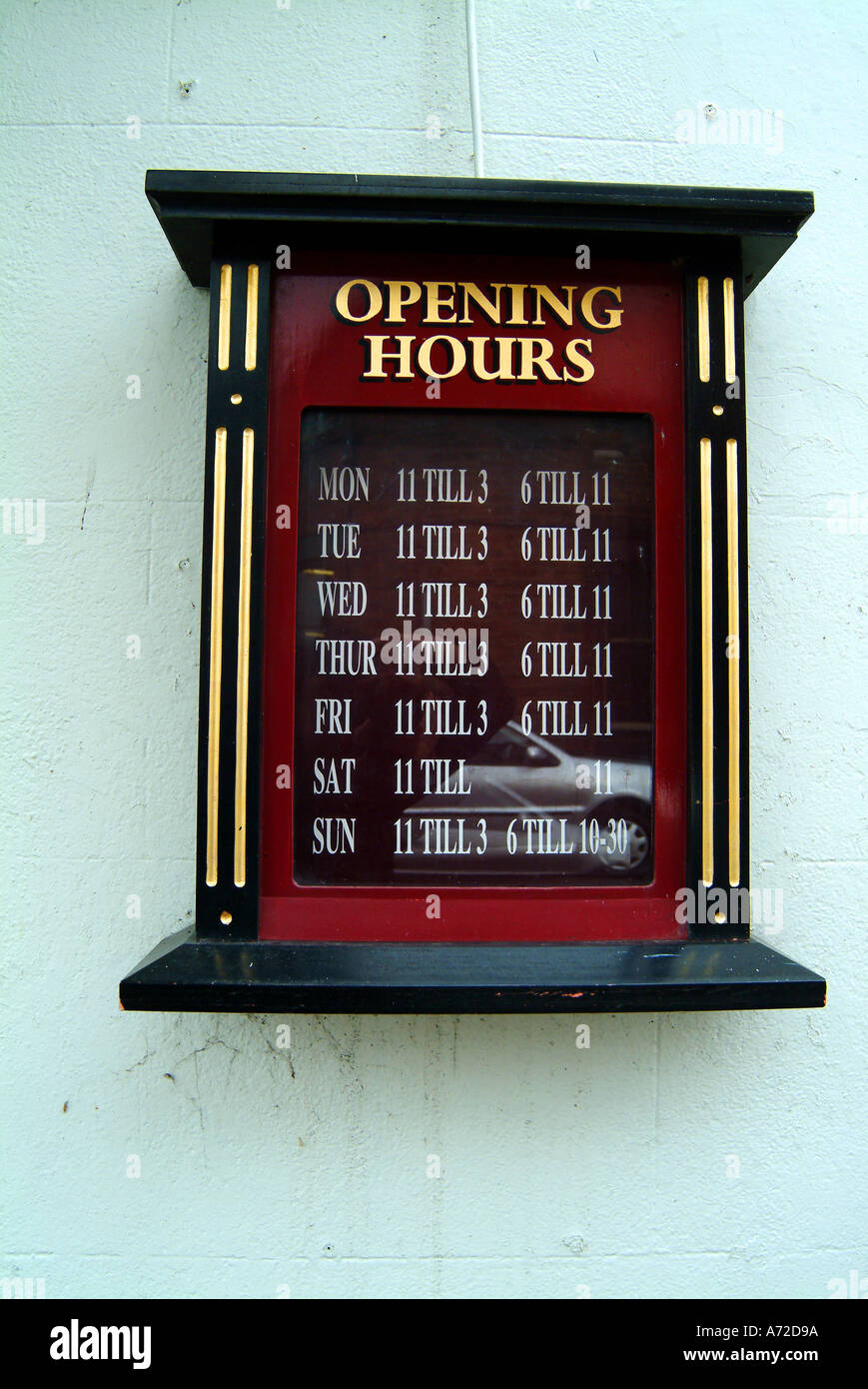 opening hours penrith Stock Photo Alamy