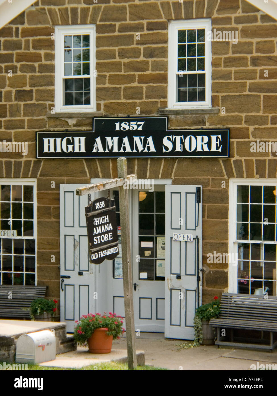 High Amana General Store in the Amana Colonies High Amana IA Stock