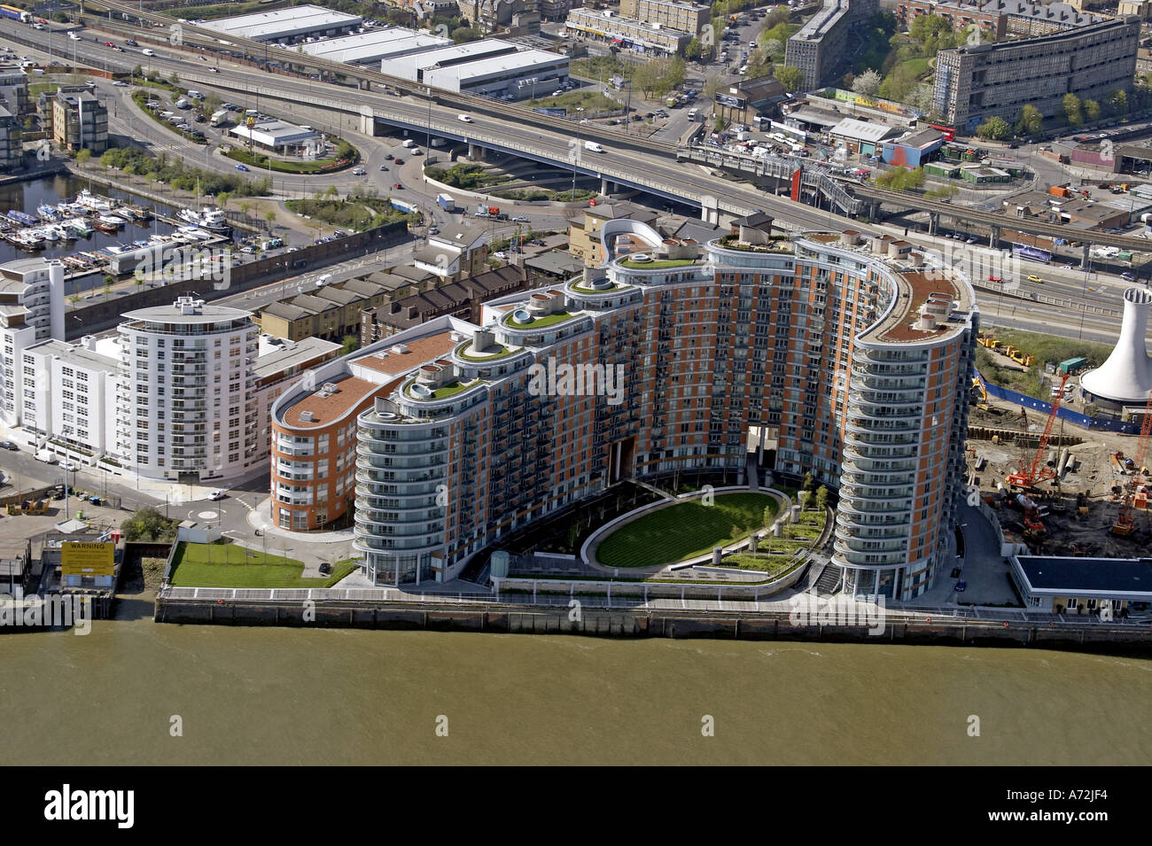 New providence wharf aerial hi-res stock photography and images - Alamy