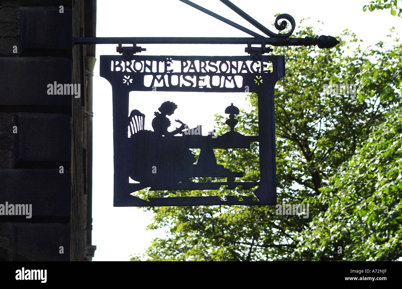 Traditional swinging metal sign Stock Photo Alamy