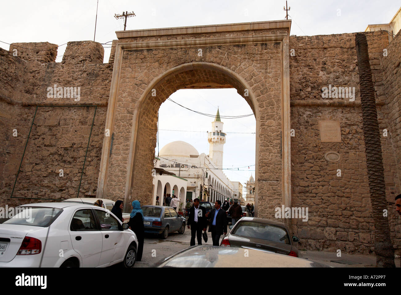 Entrance to the Medina in Tripoli Libya Stock Photo - Alamy