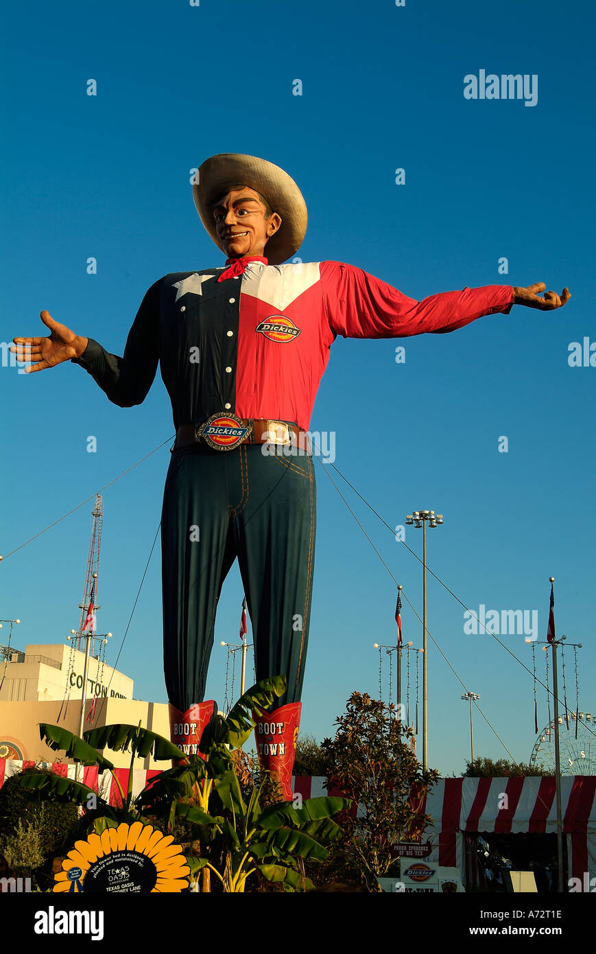 Big Tex statue at the Fair Park of Texas Stock Photo 3821597 Alamy