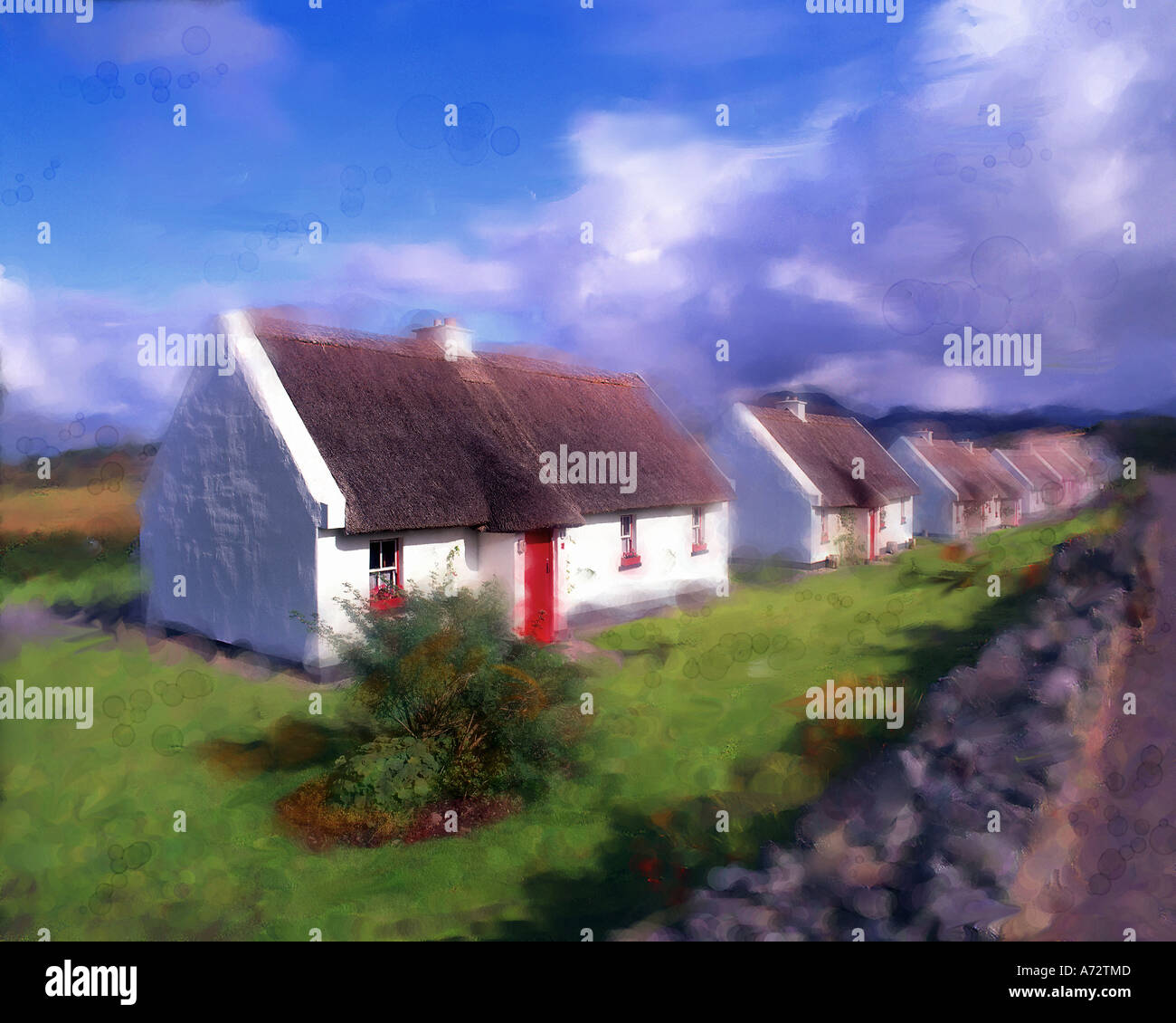 Irish Cottage Painting High Resolution Stock Photography and Images - Alamy