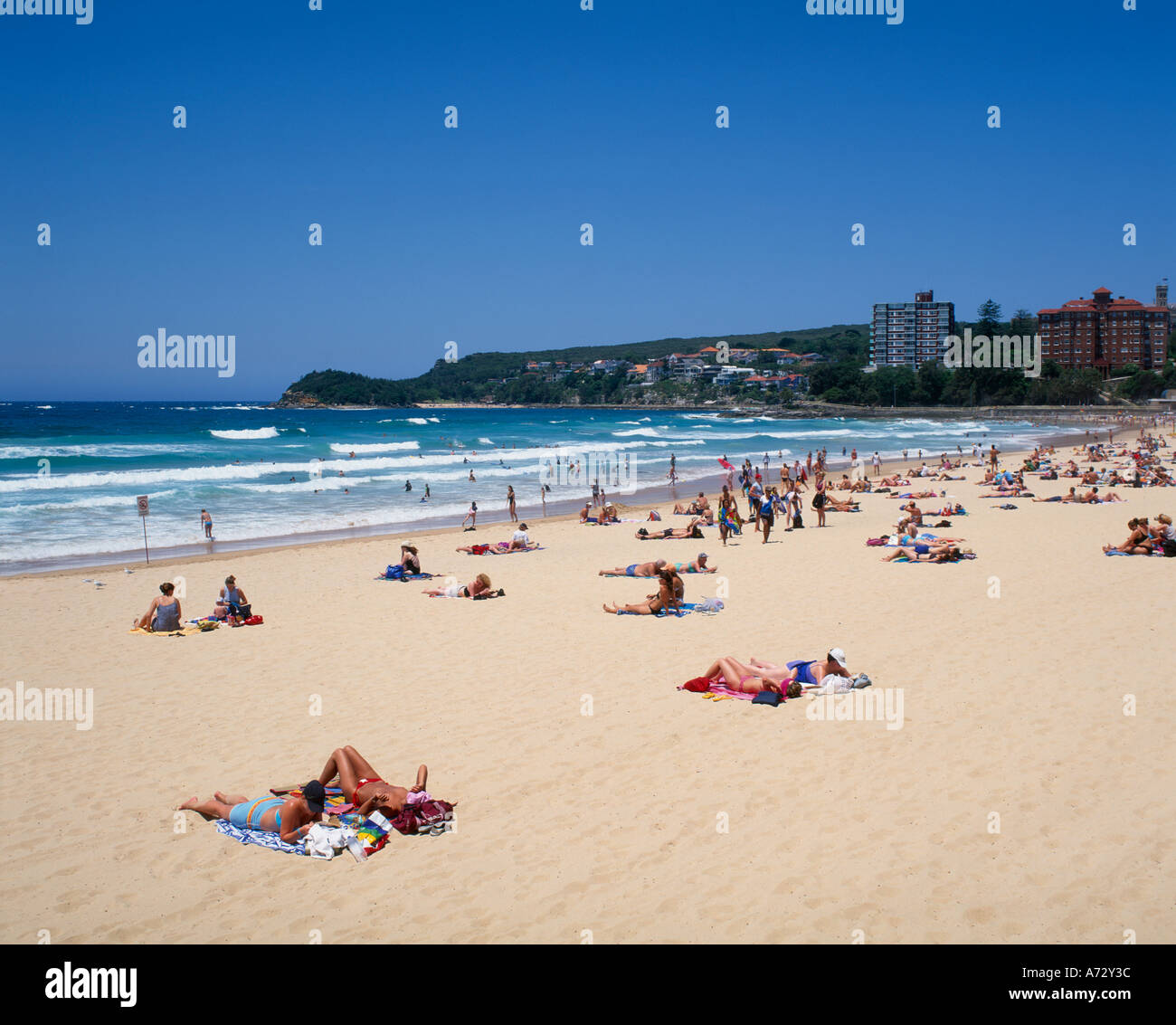 Manly Beach Sydney New South Wales Australia Stock Photo