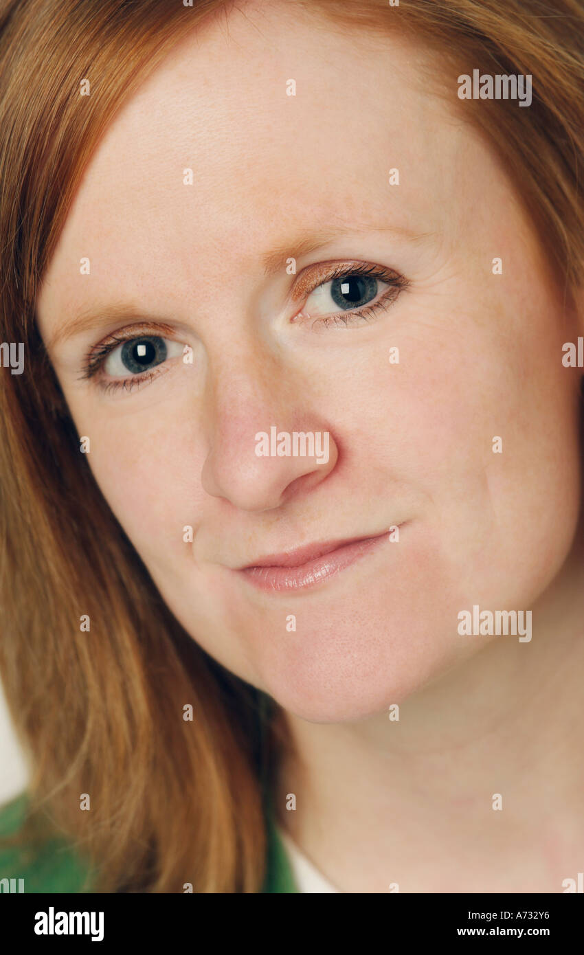 Woman s headshot Stock Photo
