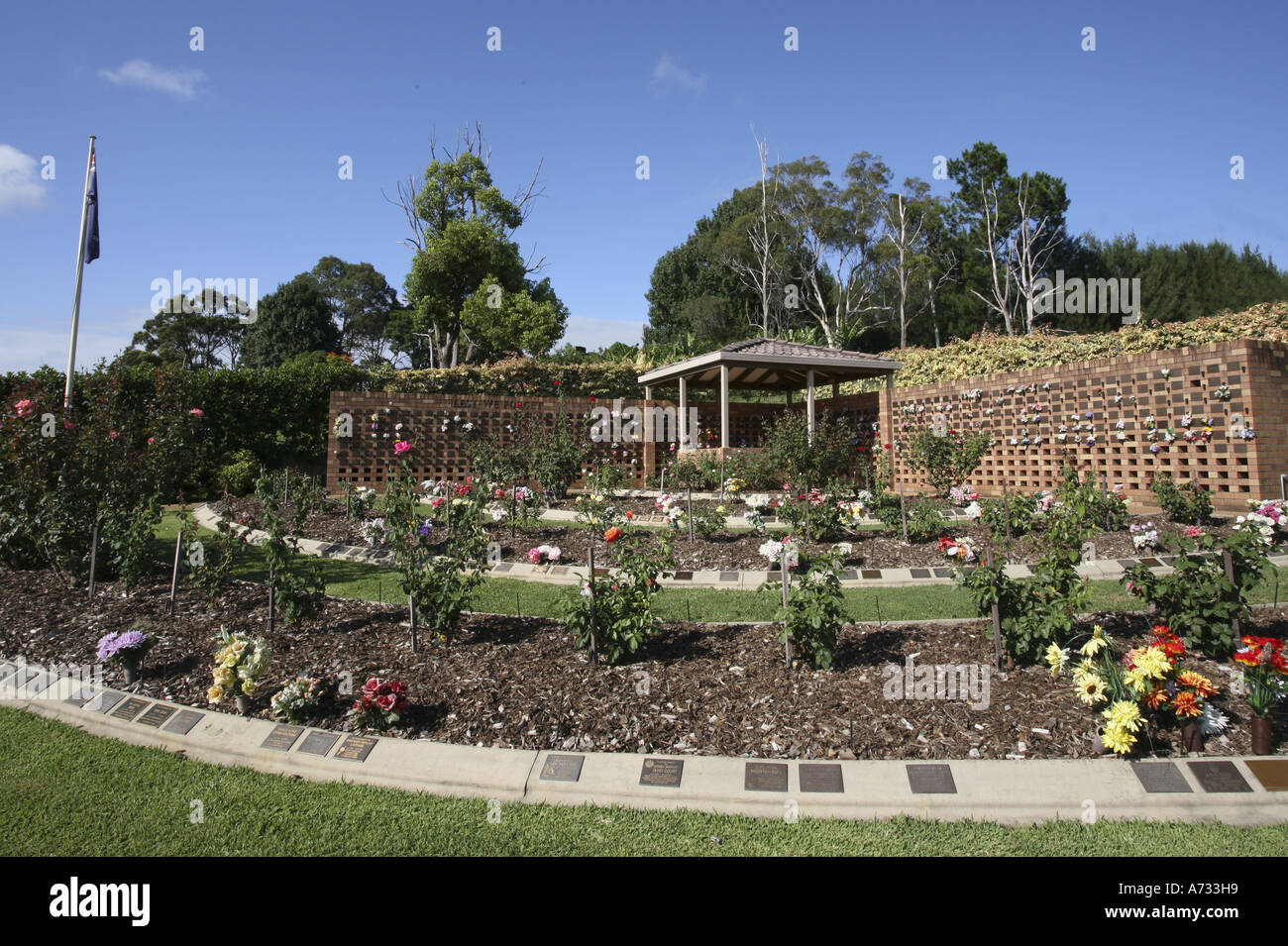 Memorial Garden Stock Photo Alamy