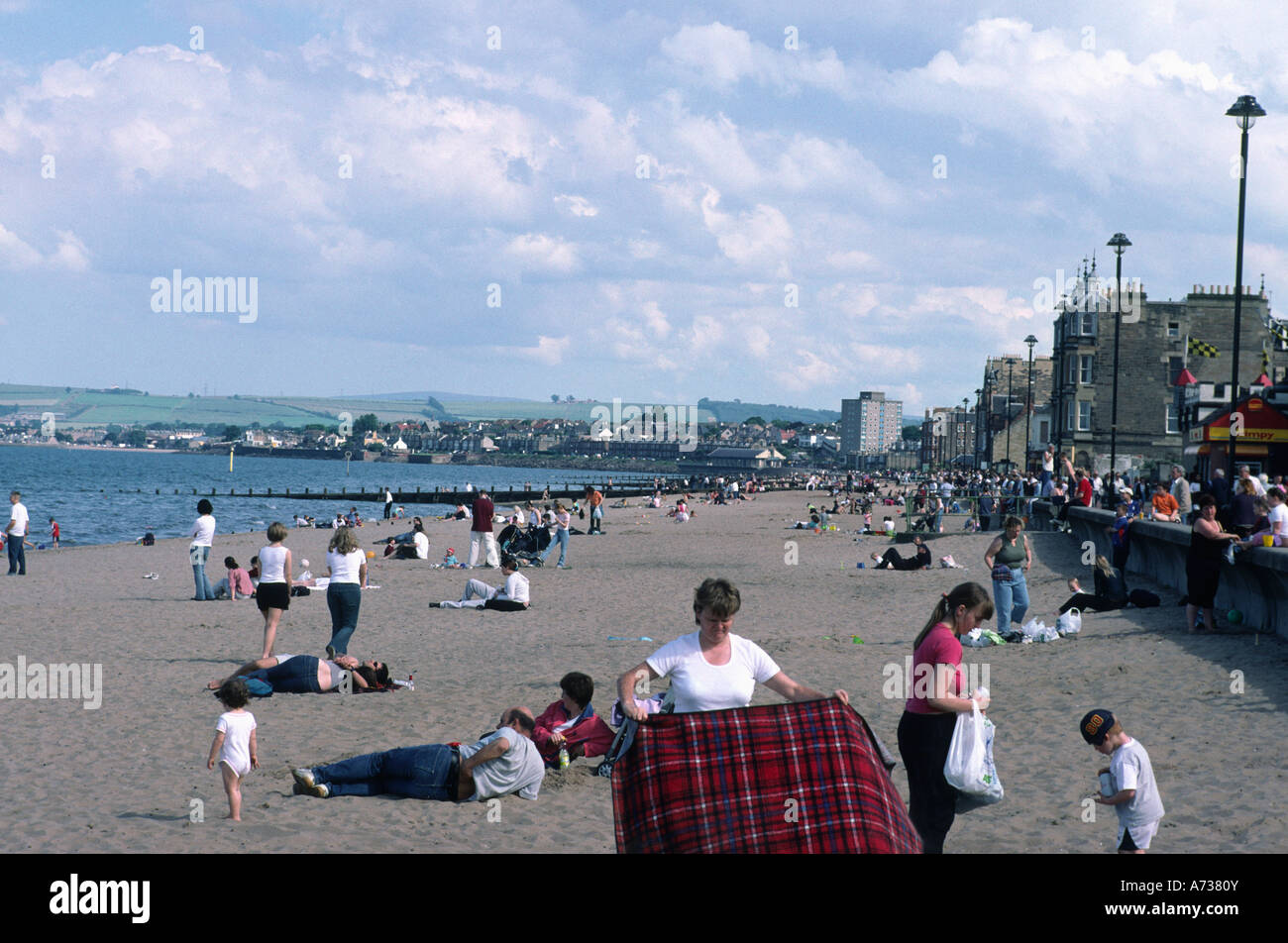 Portobello beach of Edinburgh, Scotland Stock Photo Alamy