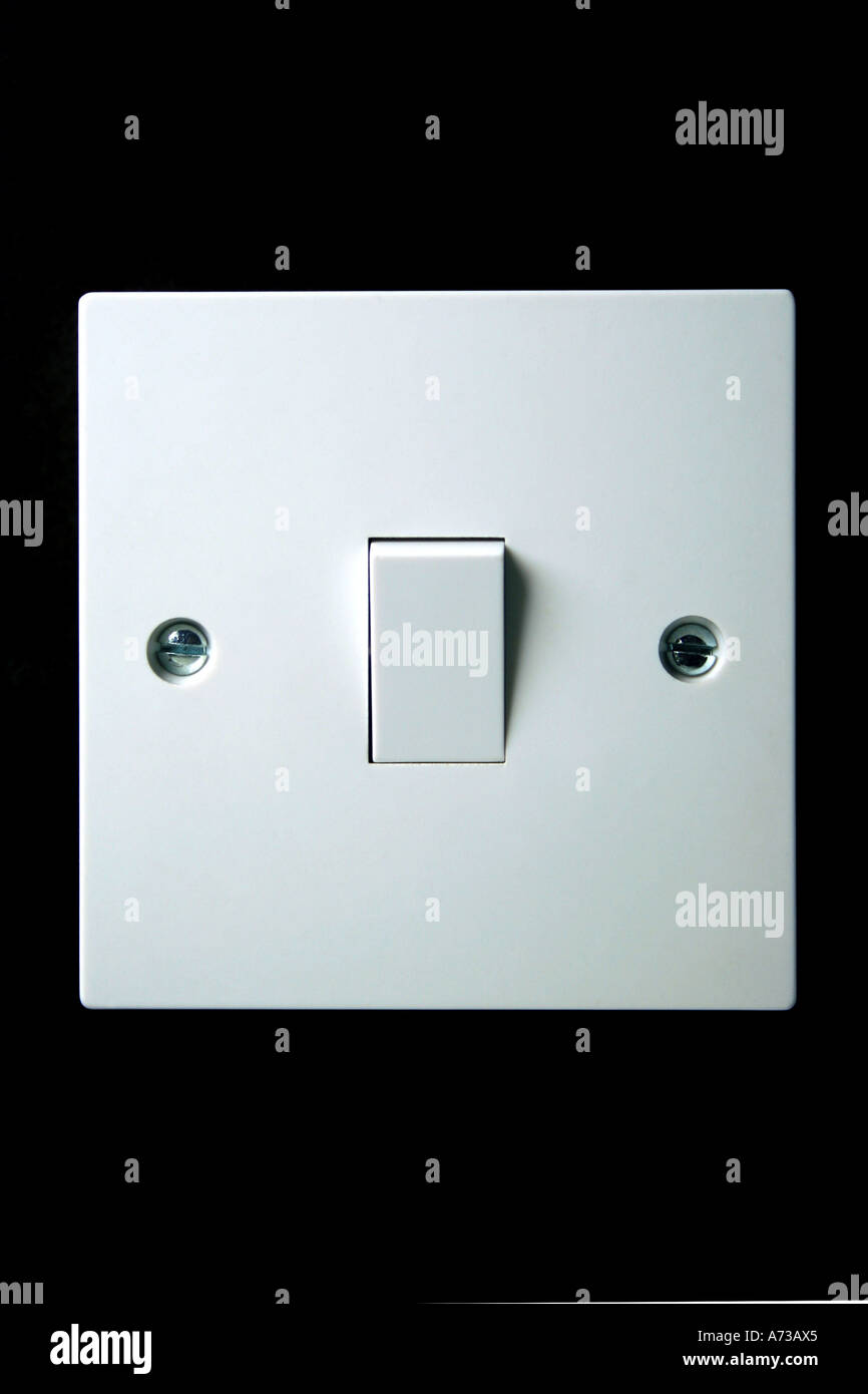 Electric light switch Stock Photo Alamy