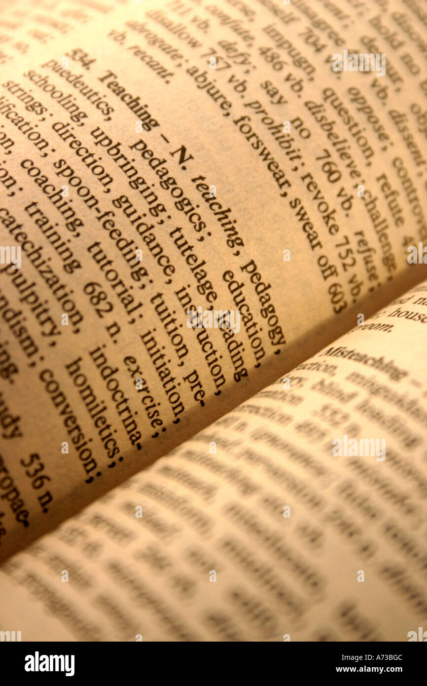 Thesaurus hires stock photography and images Alamy