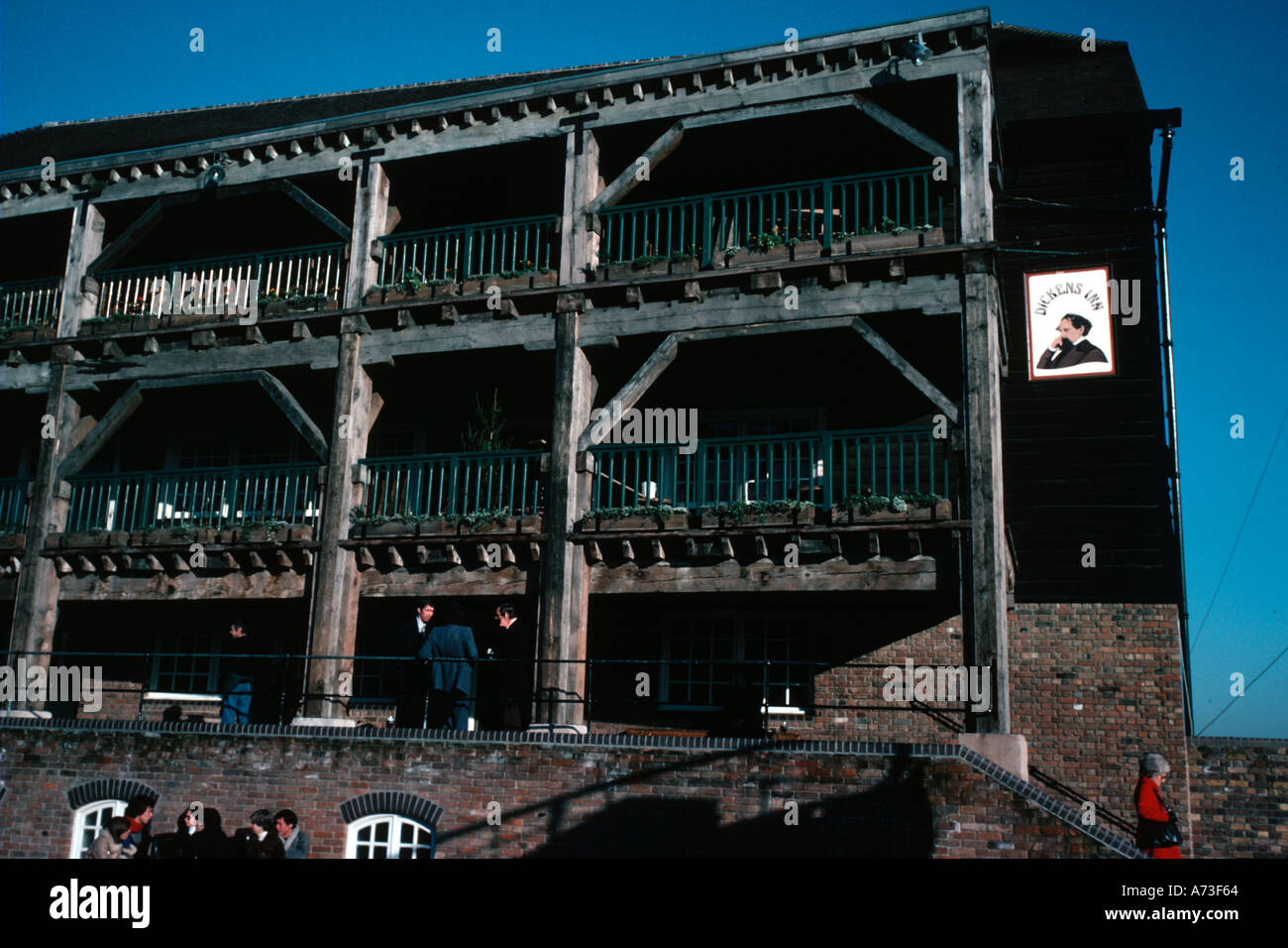 Dickens Inn at St Katherine s dock London Stock Photo Alamy