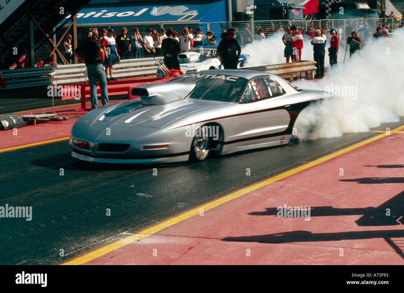 Pontiac Firebird Pro Stock car Adrenaline rush extreme risk danger Stock  Photo - Alamy